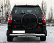 Chery Tiggo 1 2005–2016 Achterbeschermbeugel (RVS) Ø60 mm foto 1