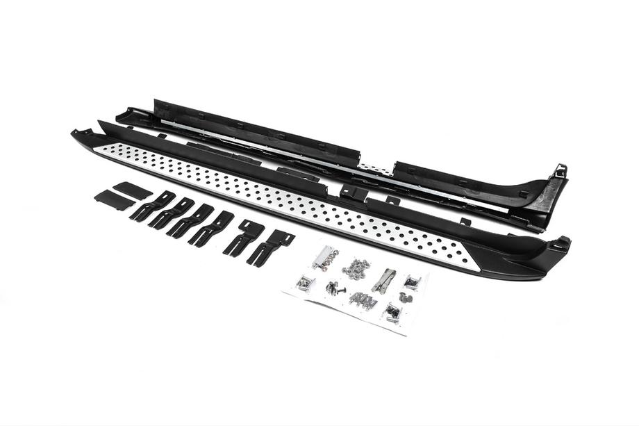 BMW X4 F26 2014–2018 Originele V1 side steps (set 2 stuks, aluminium) Image