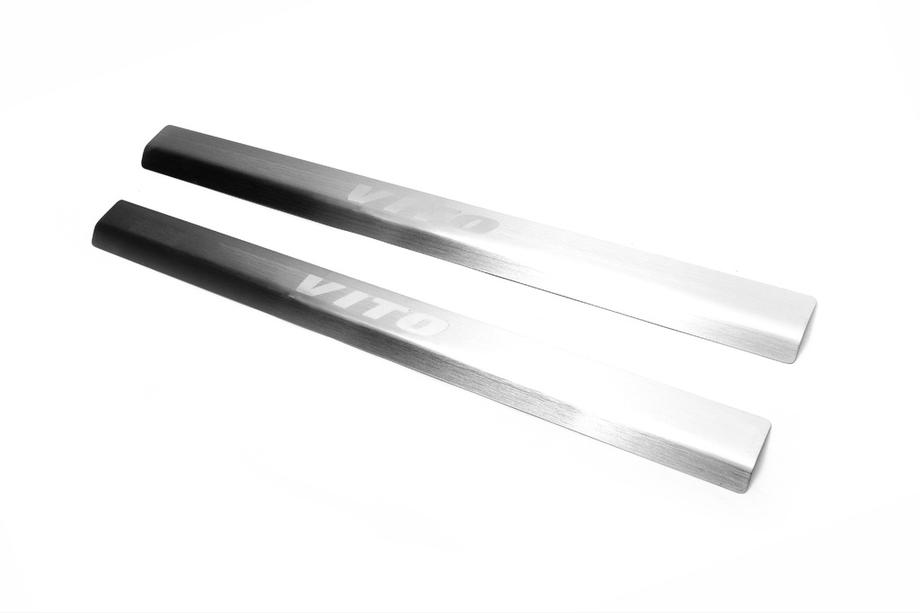 Mercedes Vito W638 1996–2003 Instaplijsten Laser-style (2 stuks, staal) Foto 1