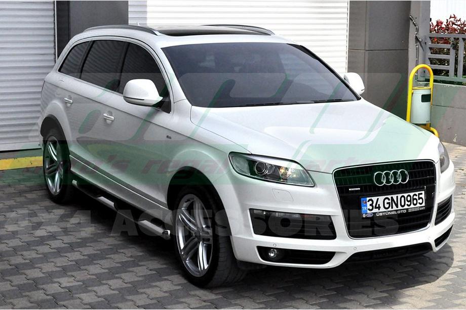 Audi Q7 2005–2015 Sidebars (2 stuks, RVS) Foto 2