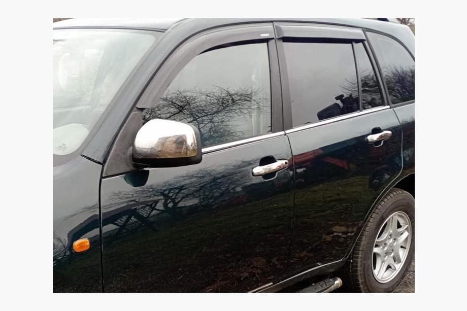 Chery Tiggo 1 2005–2016 Deurgreep covers (set 4 stuks, RVS) Image