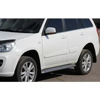 Premium side steps (2 st., RVS) foto 1