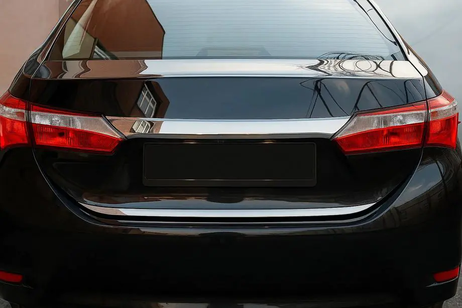 Toyota Corolla 2013–2019 Kofferbakrand (RVS) Image