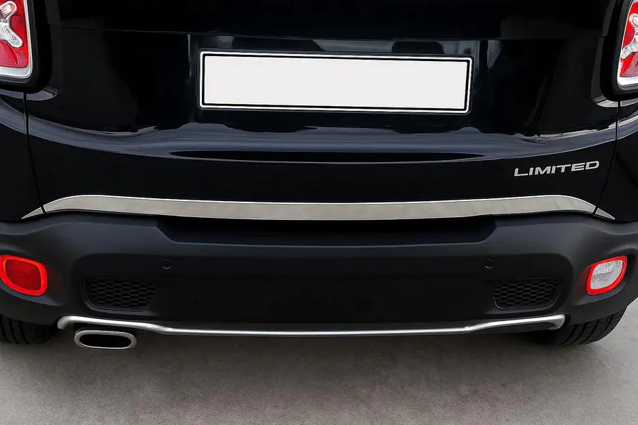 Jeep Renegade 2014– RVS kofferbakrand 2014-2018 (3-delig) Image