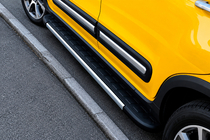 Fiat 500X 2014–2024 Duru zijtreden (set van 2, aluminium) foto 1