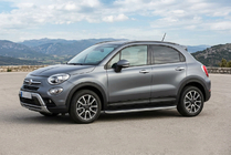 Fiat 500X 2014–2024 Side steps Tayga Grey (set van 2, aluminium) foto 1
