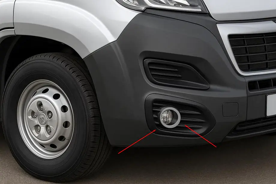Citroen Jumper 2007–2025 RVS mistlamp sierlijsten Image