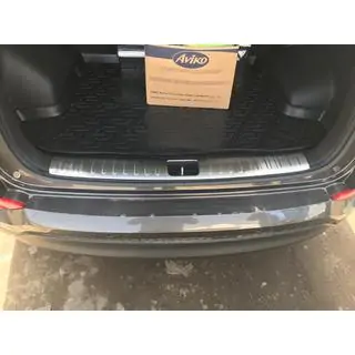 OmsaLine RVS beschermplaat voor achterste bagagedrempel foto 3