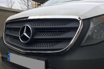 Mercedes Vito/V-klasse W447 2014– Grilleomlijsting (2 st., RVS) foto 4