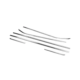RVS raamomlijsting set (6 stuks) foto 2