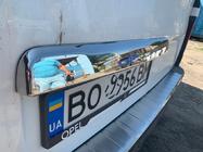 Opel Vivaro 2015–2019 RVS sierstrip boven kentekenplaat foto 5