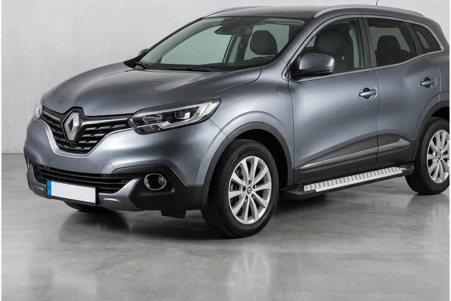 Renault Kadjar 2015–2022 Side steps Allmond Grey (2 stuks, aluminium) Image