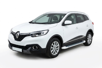 Renault Kadjar 2015–2022 Allmond White zijtreden (2 st., aluminium) foto 1