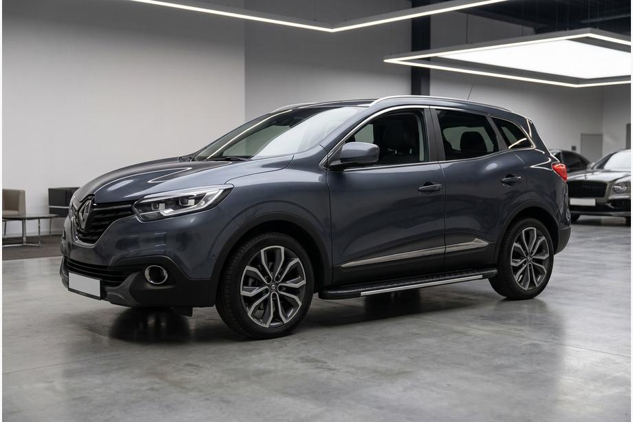 Renault Kadjar 2015–2022 Bosphorus Grey zijsteps (set van 2, aluminium) Image