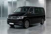Volkswagen T6 2015–2024 RedLine Black zijtreden (2 st., aluminium) Korte wielbasis foto 1