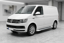 Volkswagen T6 2015–2024 Allmond White zijtreden (2 st., aluminium) Korte wielbasis foto 1