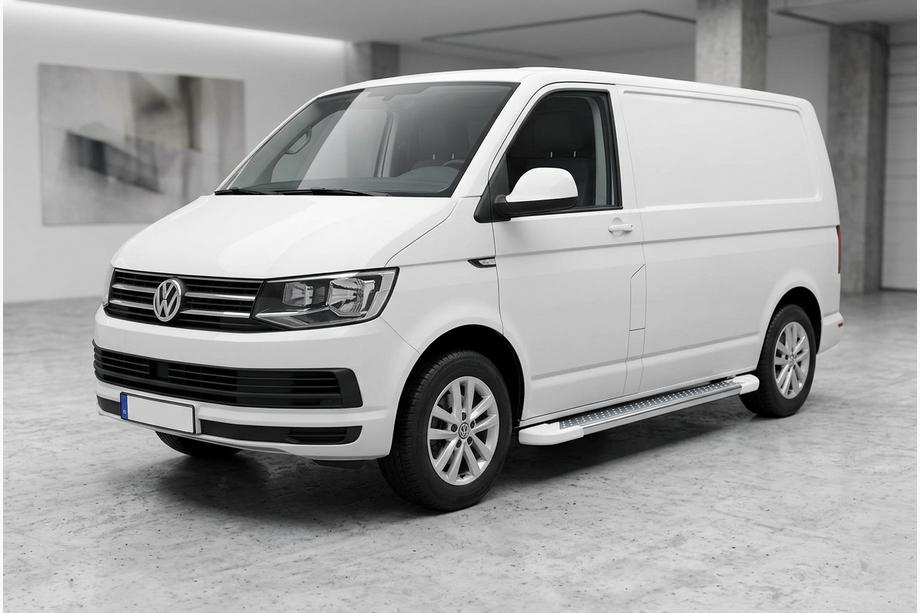 Volkswagen T6 2015–2024 Allmond White zijtreden (2 st., aluminium) Korte wielbasis Image
