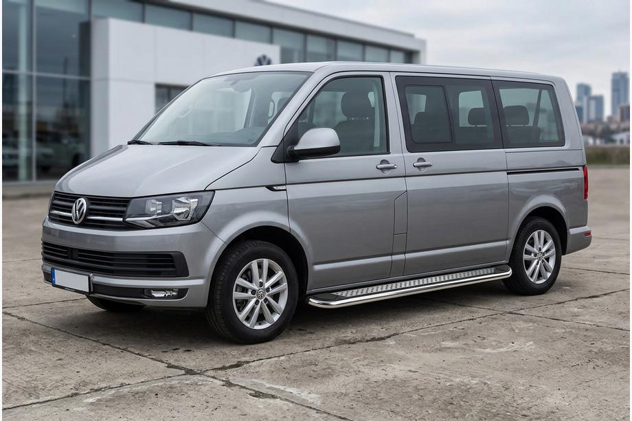 Volkswagen T6 2015–2024 Maydos V2 side steps (2 st., RVS) Alleen voor korte wielbasis Image