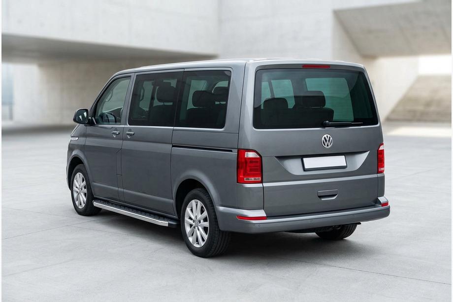 Volkswagen T6 2015–2024 BlackLine zijsteps (2 stuks, aluminium) Korte wielbasis Image