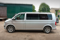 Volkswagen T6 2015–2024 Dakrails CROWN (mat grijs) foto 3
