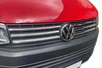 Volkswagen T6 2015–2024 Chrom grillelijsten 2015-2019 (set van 4, RVS) Carmos - Turks staal foto 3