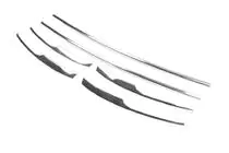 Volkswagen T6 2015–2024 RVS bumpergrille sierlijsten 2015-2019 (6 stuks) foto 3
