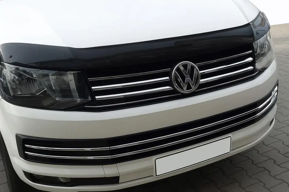 Volkswagen T6 2015–2024 RVS bumpergrille sierlijsten 2015-2019 (6 stuks) Image