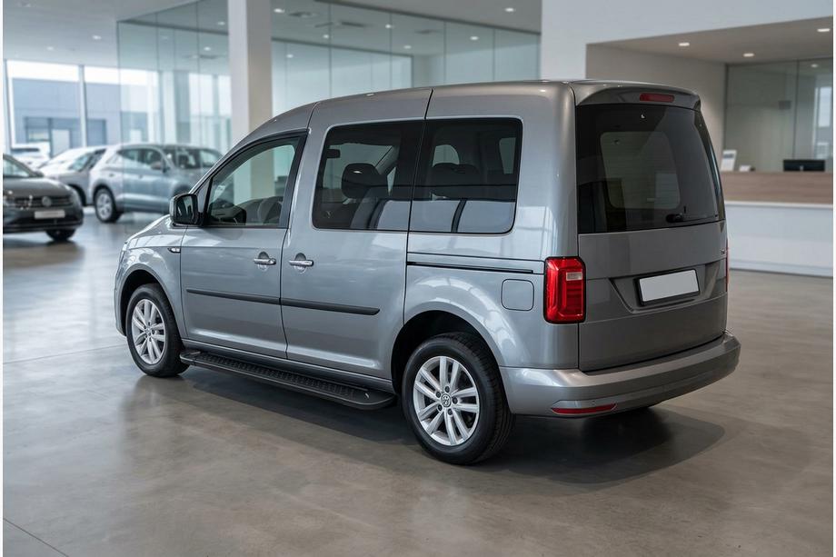 Volkswagen Caddy 2015–2020 Allmond Black zijtreden (2 st., aluminium) Image