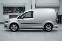 Volkswagen Caddy 2015–2020 Side steps Tayga Grey (set van 2, aluminium) Maxi basis foto 1