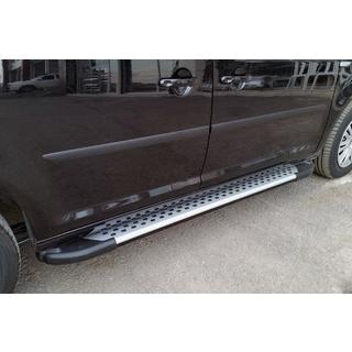 Side steps Allmond Grey (2 stuks, aluminium) foto 1