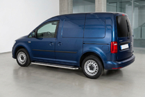 Volkswagen Caddy 2015–2020 Zijtreden Maydos V2 (2 st., aluminium/RVS) foto 1