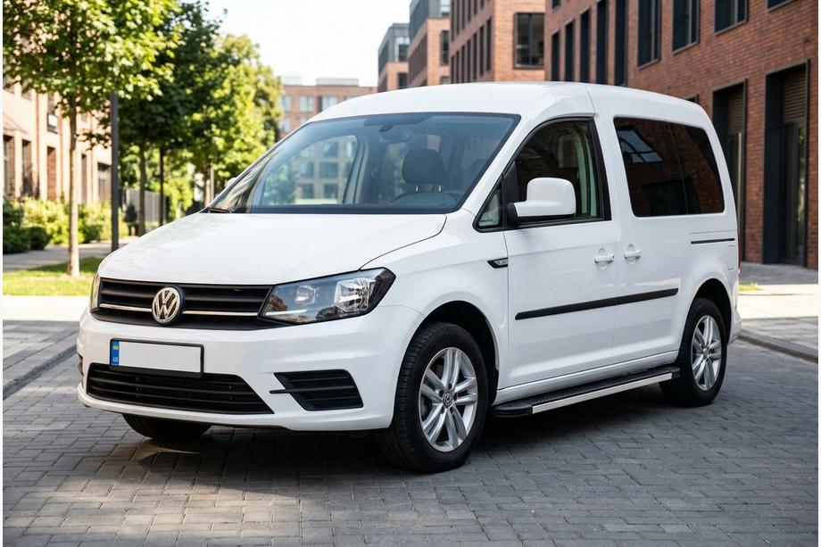 Volkswagen Caddy 2015–2020 Maya side steps (2 stuks, aluminium) Image
