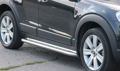 Chevrolet Captiva 2006–2019 Premium side steps (2 st., RVS) Ø60 foto 1