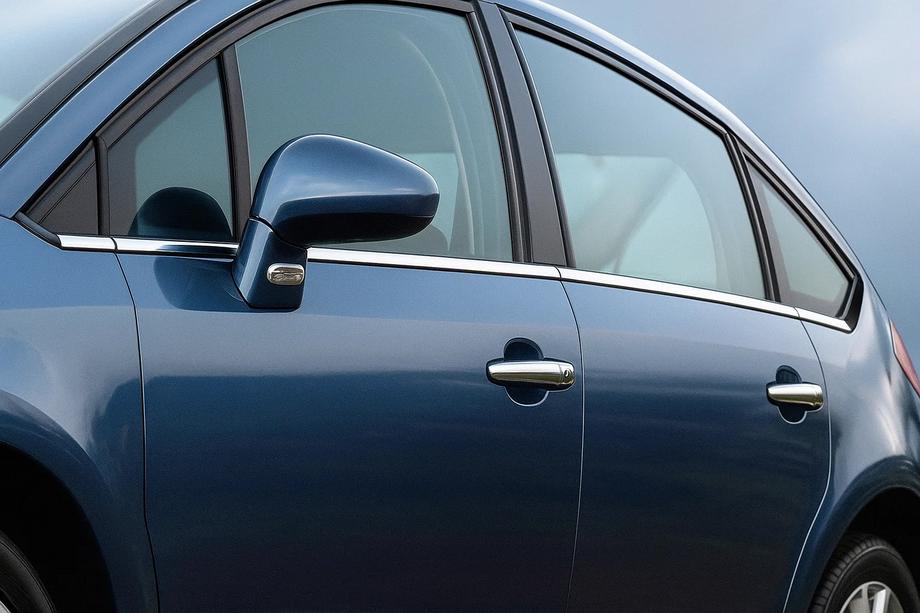 Citroen C-4 2004–2010 Buitenste raamlijsten (RVS) Image