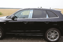 Audi Q5 2008–2017 Deurstijl sierlijsten (6 stuks, RVS) foto 1