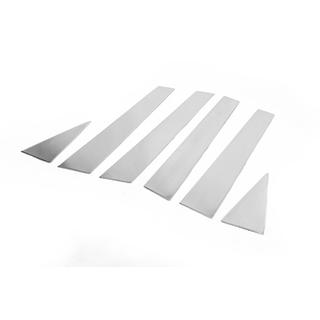 Deurstijl sierlijsten (6 stuks, RVS) foto 3