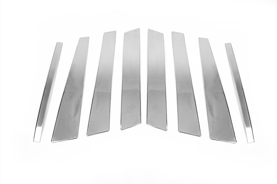 BMW X5 E53 1999–2006 Deurstijl sierlijsten (8 stuks, RVS) Foto 3