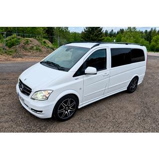 Zwarte dakrails CAN origineel design (metalen voeten) Mercedes Vito W639 2004–2014 foto 2