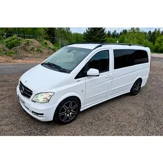 Zwarte dakrails CAN origineel design (metalen voeten) Mercedes Vito W639 2004–2014 foto 2