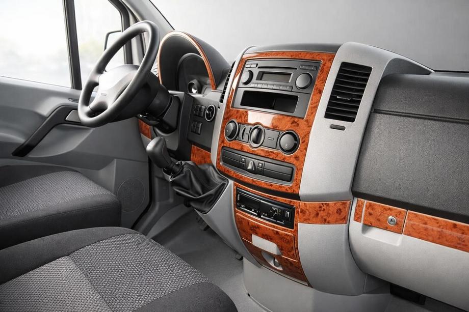 Mercedes Sprinter W906 2006–2018 Dashboardpanelen set (Meric, 19-delig) Carbonlook Image