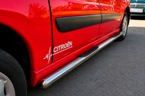 Citroen Jumpy 2007–2017 Sidebars (set van 2, RVS) Ø60, korte wielbasis foto 7