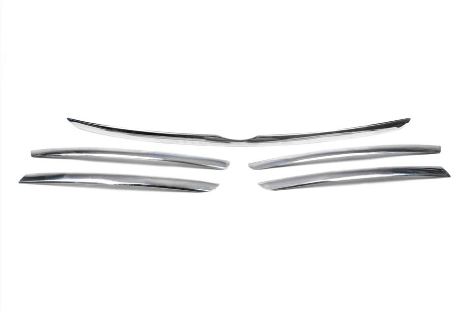 Mercedes ML W163 1997–2005 Sierlijsten voor grillrand (5 stuks, RVS) Foto 3