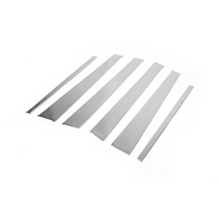 Deurstijl sierlijsten (6 stuks, RVS) Mercedes ML W163 1997–2005 foto 3