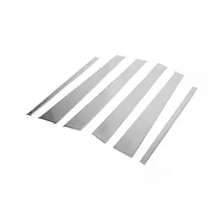 Deurstijl sierlijsten (6 stuks, RVS) Mercedes ML W163 1997–2005 foto 3