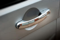 Volkswagen T6 2015–2024 RVS deurgreep covers 3 stuks. OmsaLine - Italiaans roestvrij staal foto 5