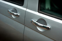 Volkswagen T6 2015–2024 RVS deurgreep covers 3 stuks. OmsaLine - Italiaans roestvrij staal foto 1