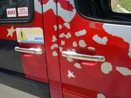 Mercedes Sprinter W901/902/903/904/905 1995–2006 Deurgreep covers (set 4 stuks, RVS) Carmos - Turks staal foto 3