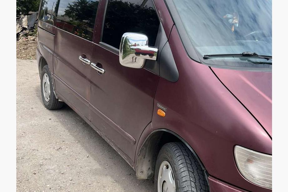 Mercedes Vito W638 1996–2003 Deurgreep covers (roestvrij staal) Set van 4 stuks. Carmos - Turks roestvrij staal Image