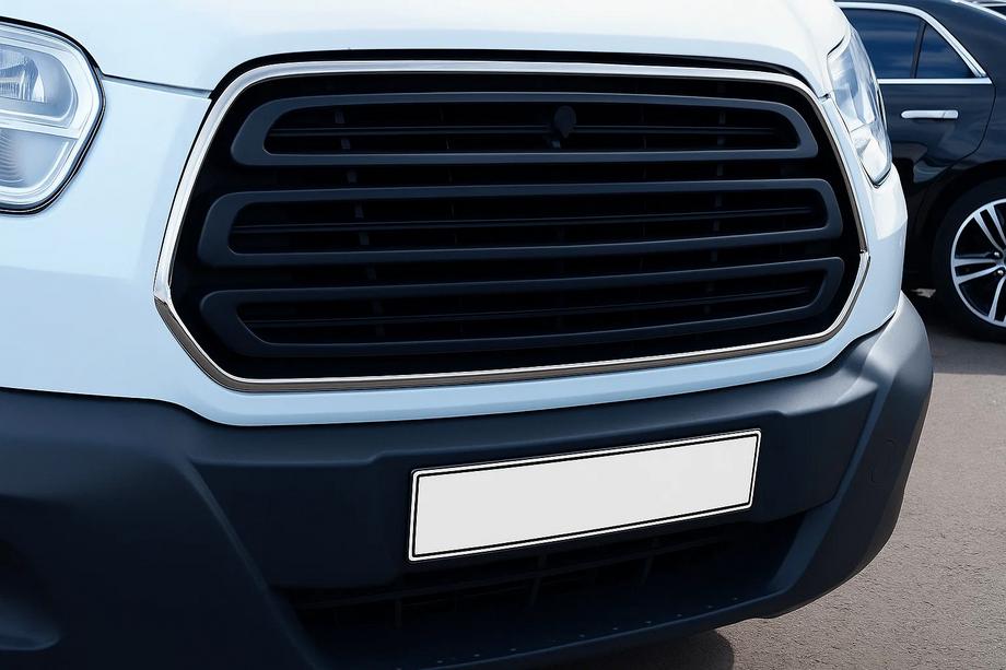 Ford Transit 2014– Grille-omlijsting (2014-2018, 2 stuks, RVS) OmsaLine - Italiaans roestvrij staal Image