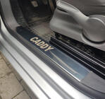 Volkswagen Caddy 2004–2010 Instaplijsten binnen (Carmos, staal) foto 1